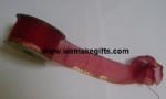 Decorative sheer ribbon