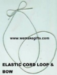 Elastic cord loop bow
