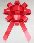 Wholesale magnetic giant 30 inch shiny red car bow