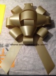 Gold magnetic giant car bow in 30 inch