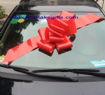23inch red butterfly car bow