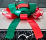 30inch Red/Green magnetic car bow